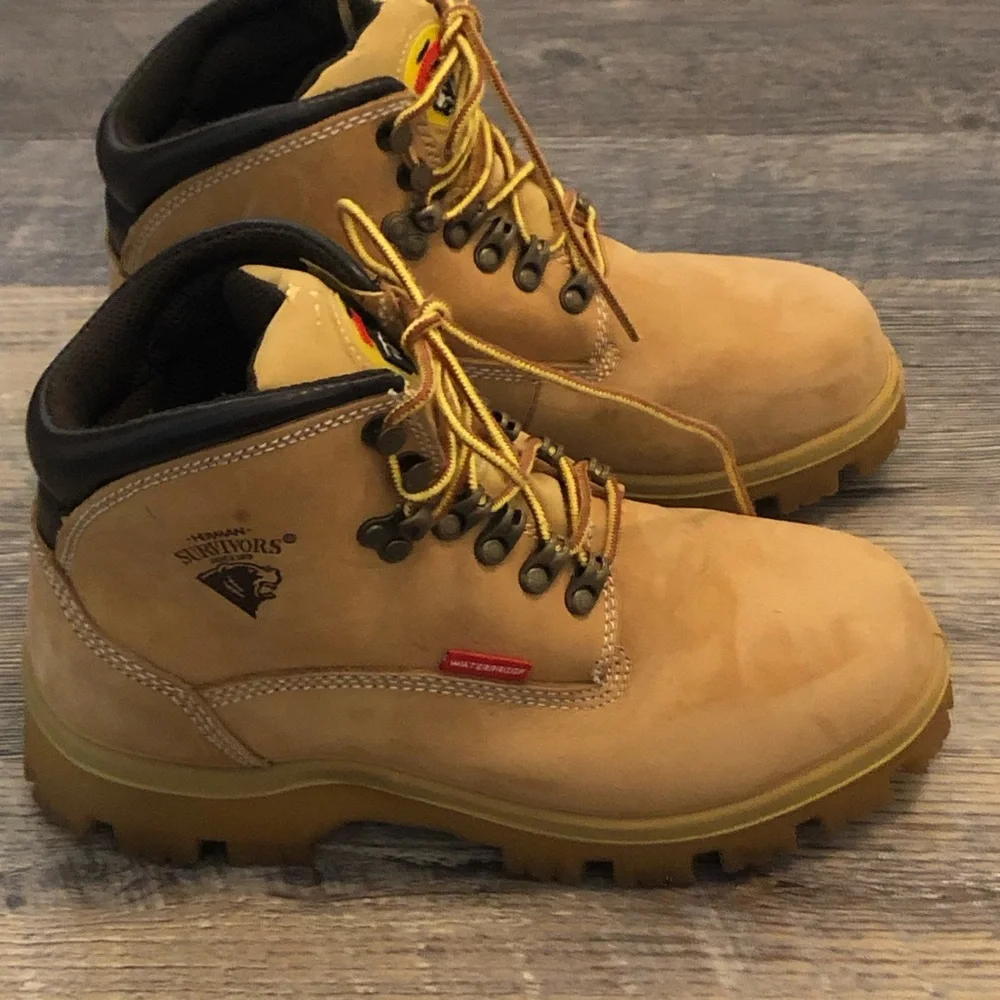 Herman Survivor Steel Toe Waterproof Boots men’s 6.5 worn once EUC - Picture 6 of 12